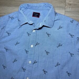 UNTUCKit Blue Casual Button Down Shirt
